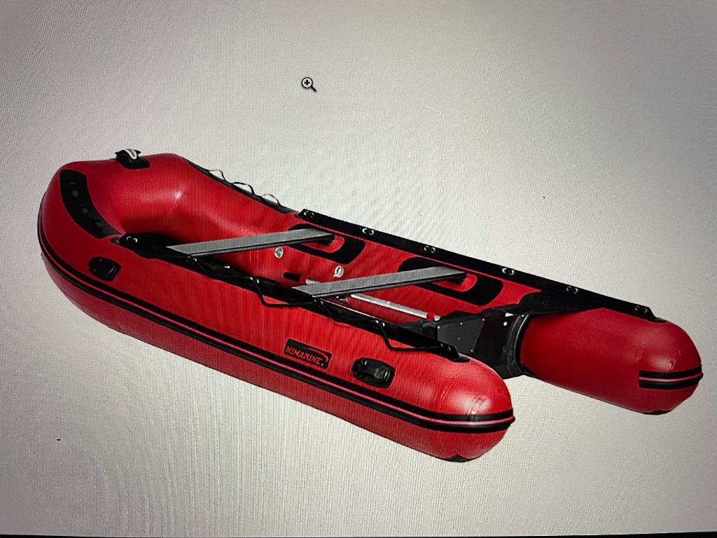 Rubberboot Nimarine MX 390 ALU HD met Suzuki DF 20 AES, Watersport en Boten, Rubberboten, Ophalen, Zo goed als nieuw, Benzine