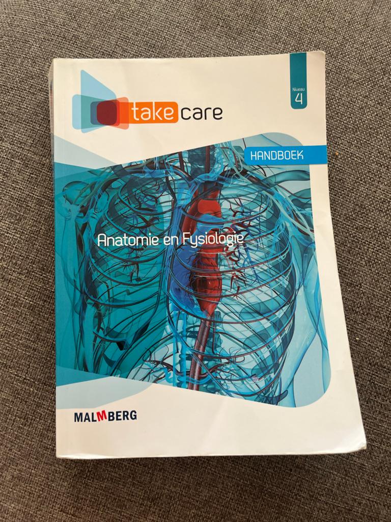 Take Care Handboek Anatomie en Fysiologie Niveau 4, Boeken, Ophalen of Verzenden, Beta, Zo goed als nieuw, MBO