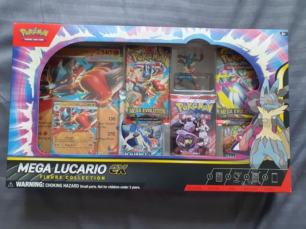 Mega Lucario EX Sealed!, Ophalen of Verzenden, Nieuw, Booster, Foil