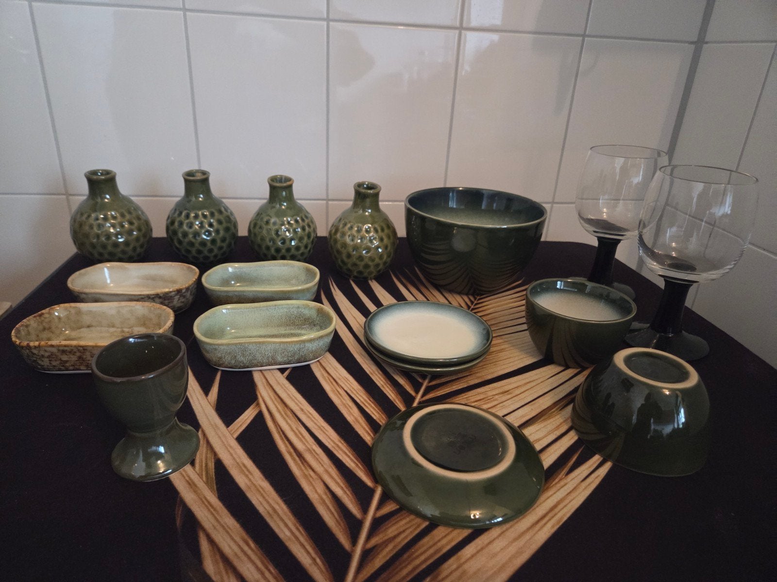 Servies .NU OF NOOIT! BIJNA GRATIS! Groen tinten, Ophalen of Verzenden, Zo goed als nieuw, Overige stijlen