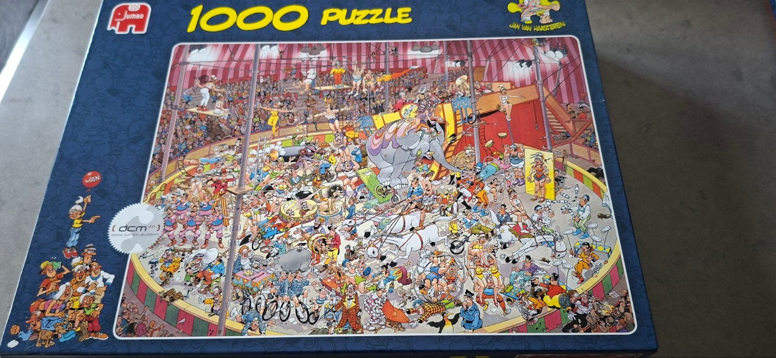 De Circus 1000 stukjes Jan van Haasteren, Ophalen, 500 t/m 1500 stukjes, Nieuw, Legpuzzel