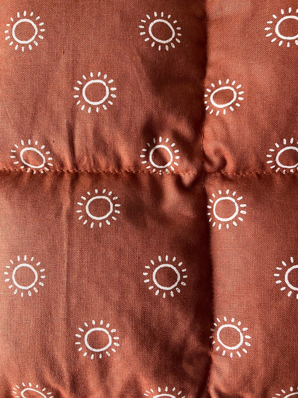 Warmtekussen, pittenzak, kruik. Terra met zonnetjes, Ophalen, Nieuw, Overige typen