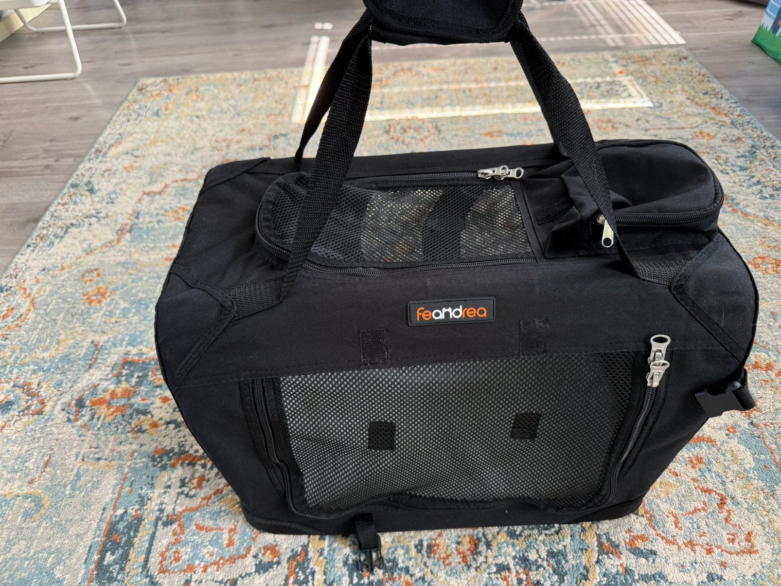 Feandrea opvouwbare hondentransportbox (L50 x B35 x H35 cm), Ophalen of Verzenden, Zo goed als nieuw
