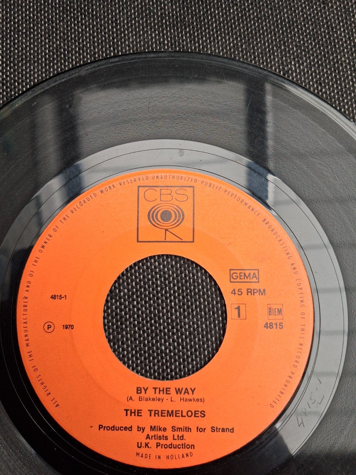The Tremeloes - By The Way (Single, 1970), Ophalen of Verzenden, Gebruikt, Pop
