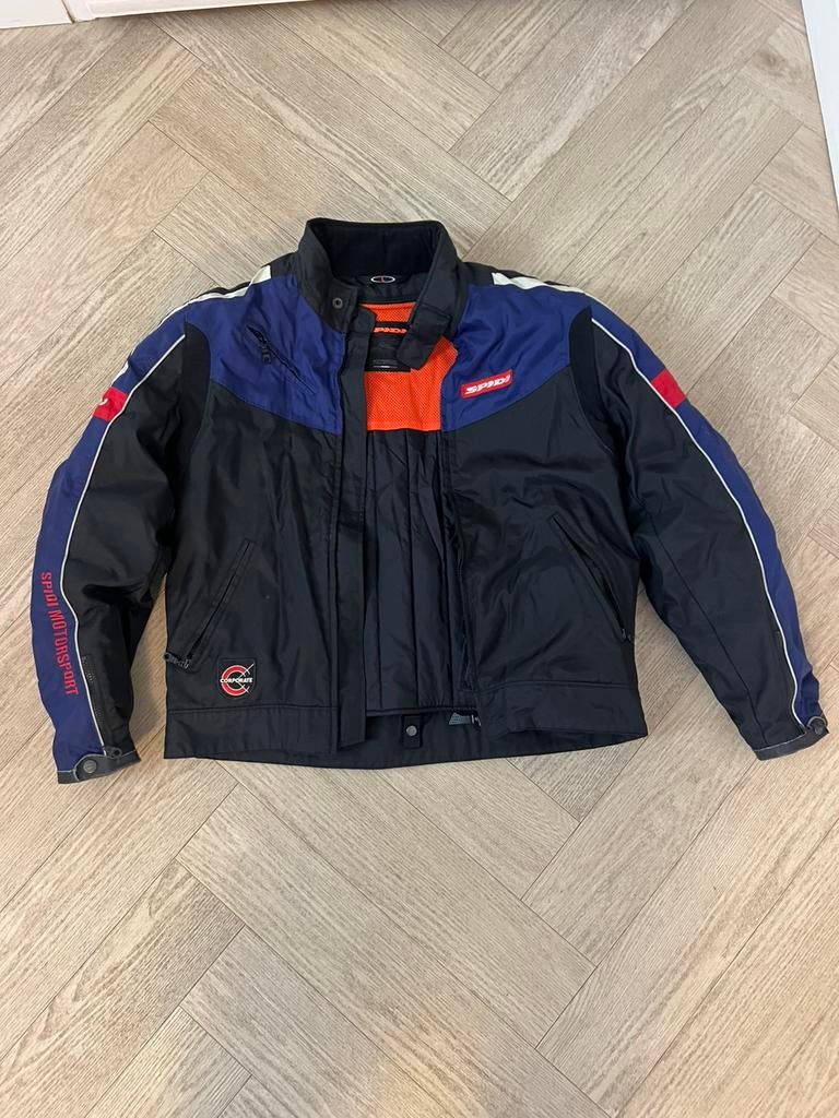 Spidi Motorjas met binnenvoering Maat L, Ophalen of Verzenden, Tweedehands, Heren, Jas | textiel