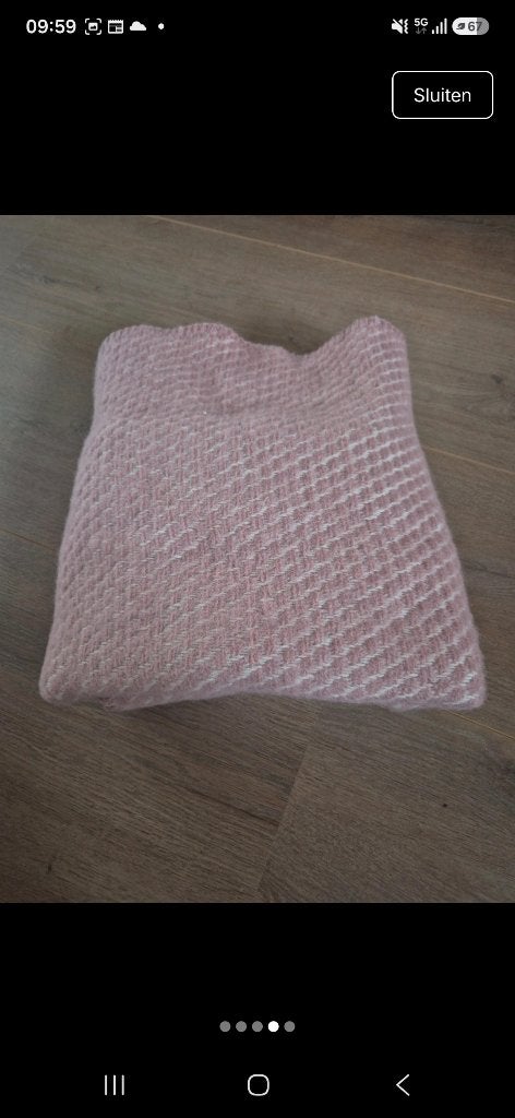 2x wollen deken, Zo goed als nieuw, Roze, Deken, Overige merken