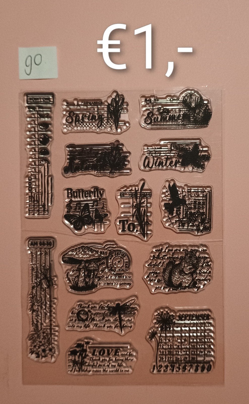 stempels, Hobby en Vrije tijd, Stempelen, Ophalen of Verzenden, Clearstamp