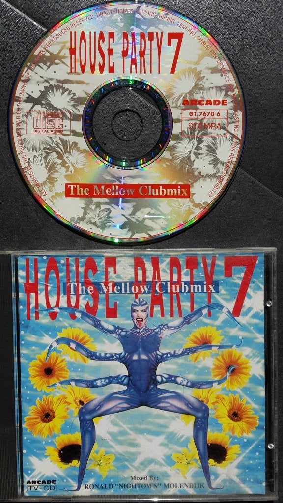CD - Various – House Party 7 The Mellow Clubmix, Ophalen of Verzenden, Zo goed als nieuw, House, Remixalbum
