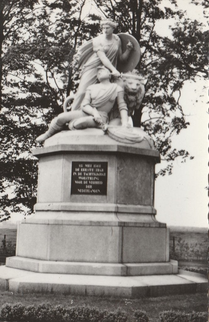 HEILIGERLEE Standbeeld Graaf Adolf  Herdenking 12 mei 1968, Verzenden, 1960 tot 1980, Ongelopen, Groningen