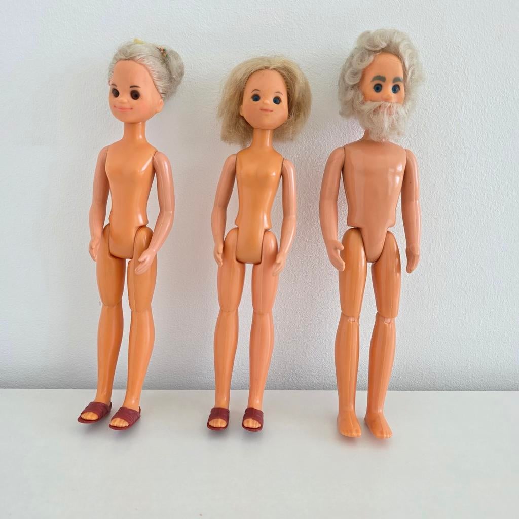 Sunshine Family poppen jaren 70, Verzamelen, Poppen, Ophalen of Verzenden, Gebruikt, Pop