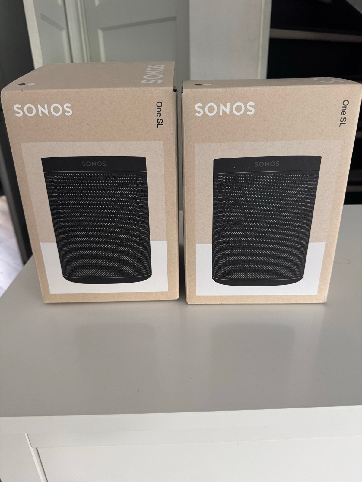 Sonos One SL - 2 stuks (Zwart), Audio, Tv en Foto, Luidsprekers, Zo goed als nieuw, Minder dan 60 watt, Sonos, Ophalen of Verzenden