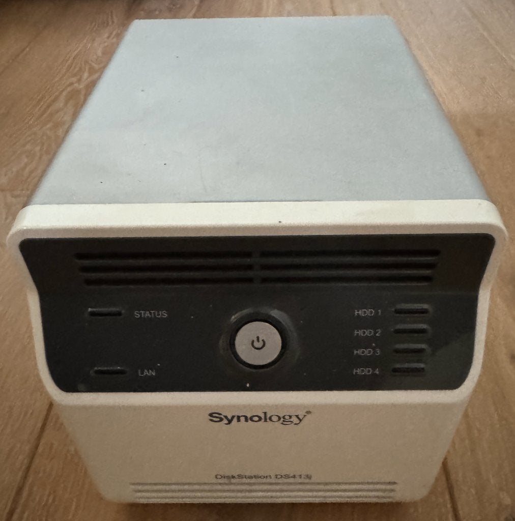 NAS synology diskstation DS-413j met ca 5 TB HDD capaciteit, Ophalen