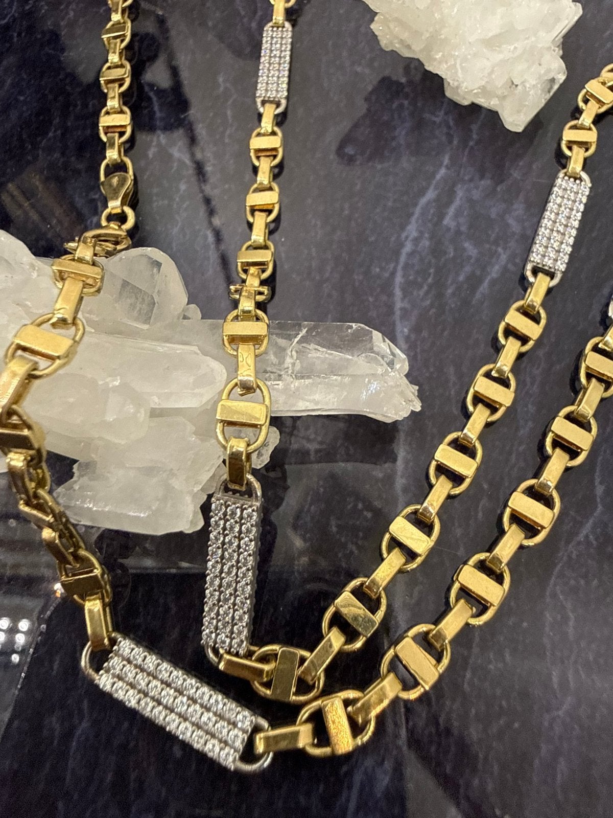 Prachtige 14 karaats gouden kingsley ketting 70 cm lang, Ophalen of Verzenden, Nieuw, Goud