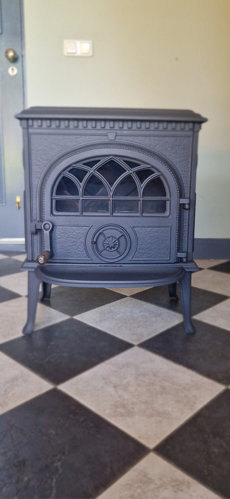 Jotul F3 TD Houtkachel ZGAN!, Huis en Inrichting, Kachels, Houtkachel, Ophalen of Verzenden, Zo goed als nieuw, Vrijstaand