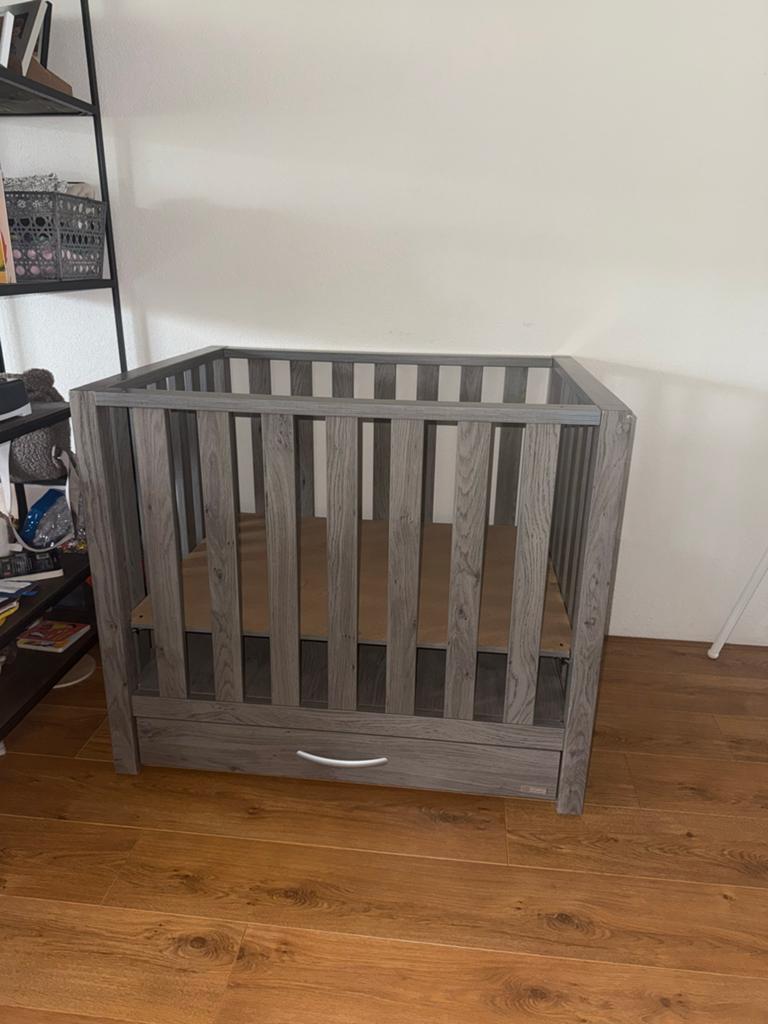 TWF Box met lade - Grijs hout (94x72 binnen, 102x80 buiten), Ophalen, Gebruikt, Lade