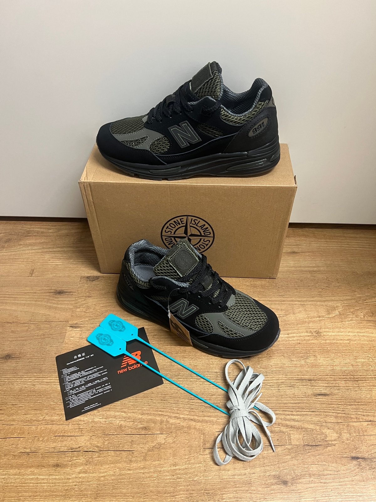 Stone Island x New Balance 991v2 Made in Uk maat 41.5 / 8, Ophalen of Verzenden, Nieuw, Overige kleuren