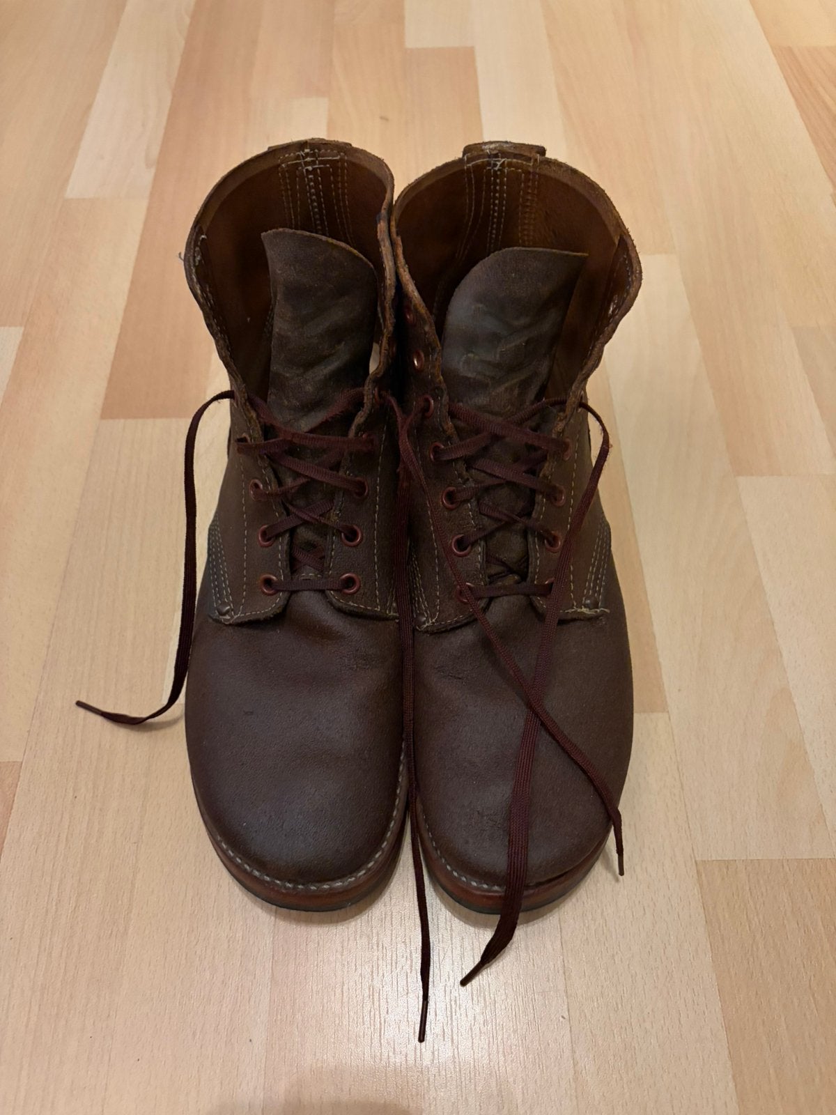 US WO2 WW2 service shoes at the front, Verzamelen, Ophalen of Verzenden, Amerika, Kleding of Schoenen