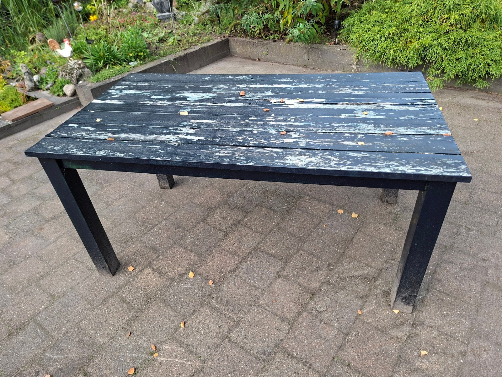 houten tuintafel gratis afhalen, Ophalen of Verzenden, Gebruikt, Rechthoekig, Hout