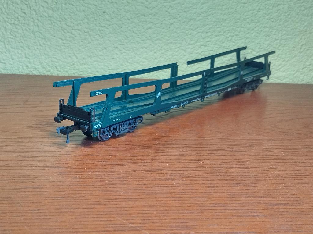 Fleischmann 5284 - Autotransporter, Hobby en Vrije tijd, Modeltreinen | H0, Gebruikt, Gelijkstroom, Fleischmann, Wagon