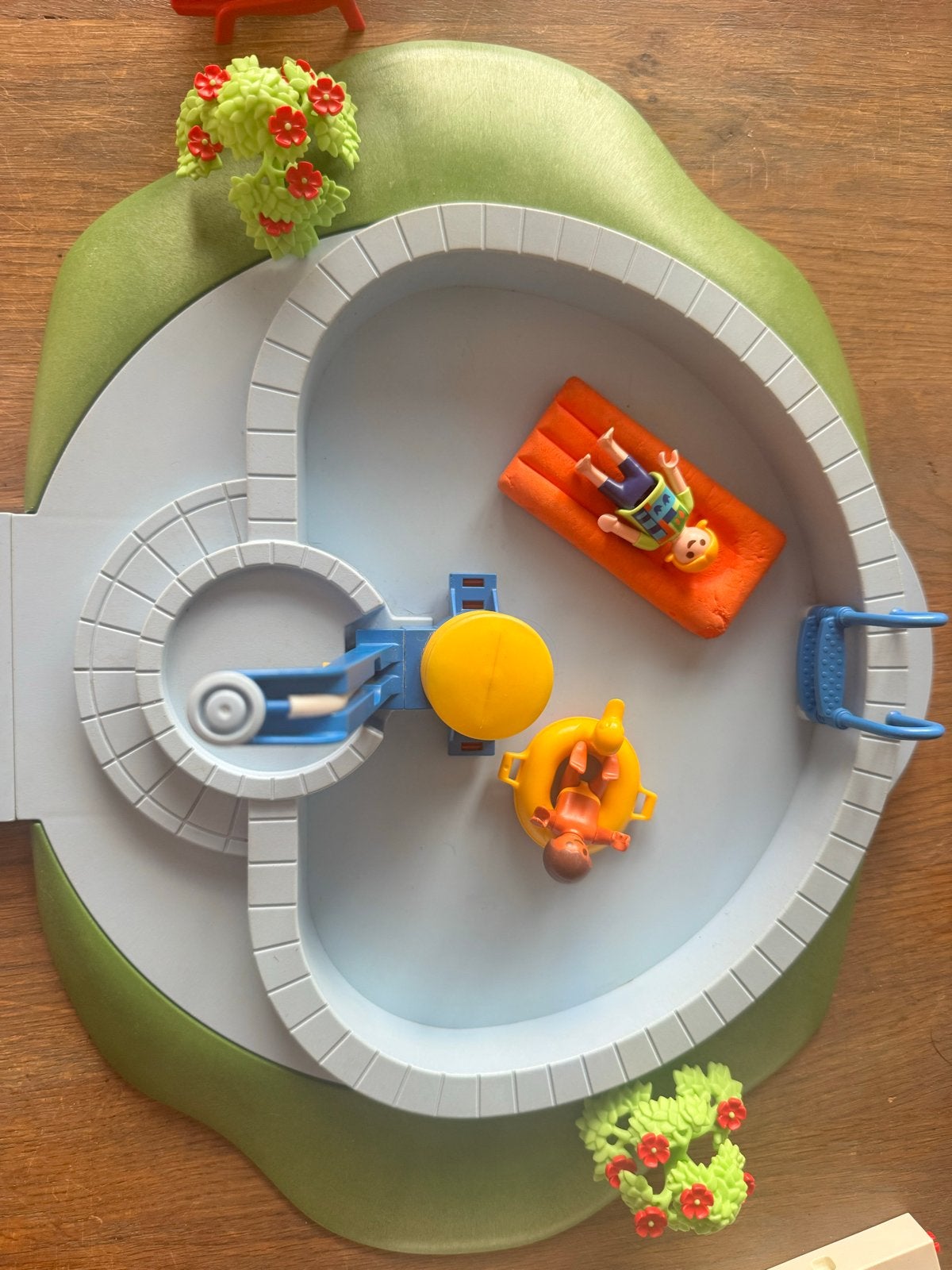 Playmobil Zwembad - 3205 (Zonder doos, Gebruikt, Complete set, Overige typen, Family fun