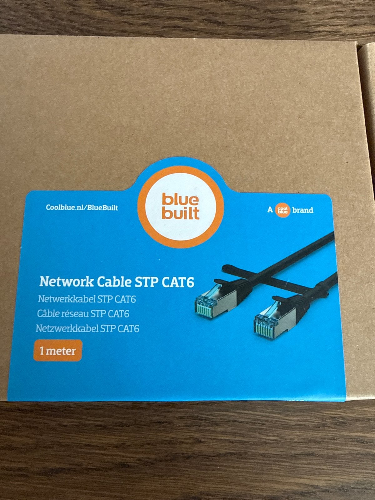 BlueBuilt Netwerkkabel STP CAT6 - 1 meter, Ophalen, Nieuw