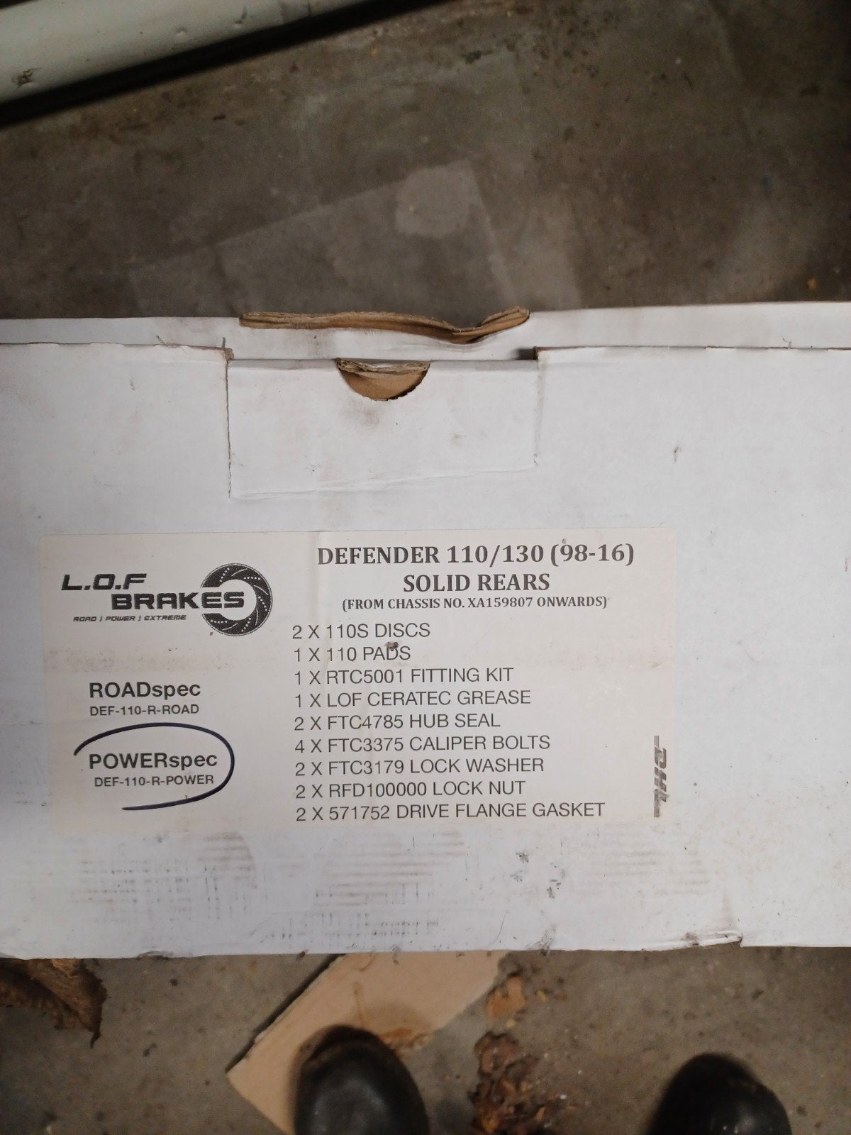 Land Rover Defender 110/130 (98-16) remschijven en klauwen, Ophalen of Verzenden, Gebruikt, Land Rover