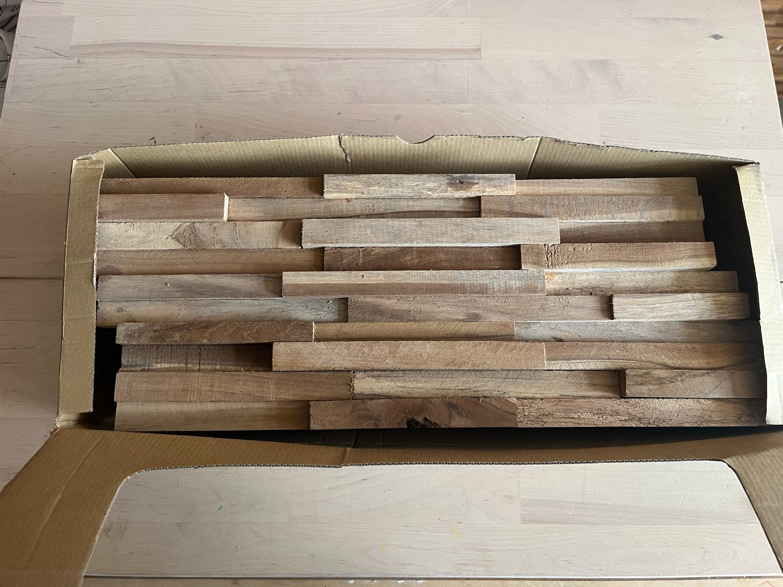 3 ongeopende dozen 3D houten panelen van ArteWood, Doe-het-zelf en Verbouw, Minder dan 25 mm, Overige typen, Nieuw, Ophalen of Verzenden
