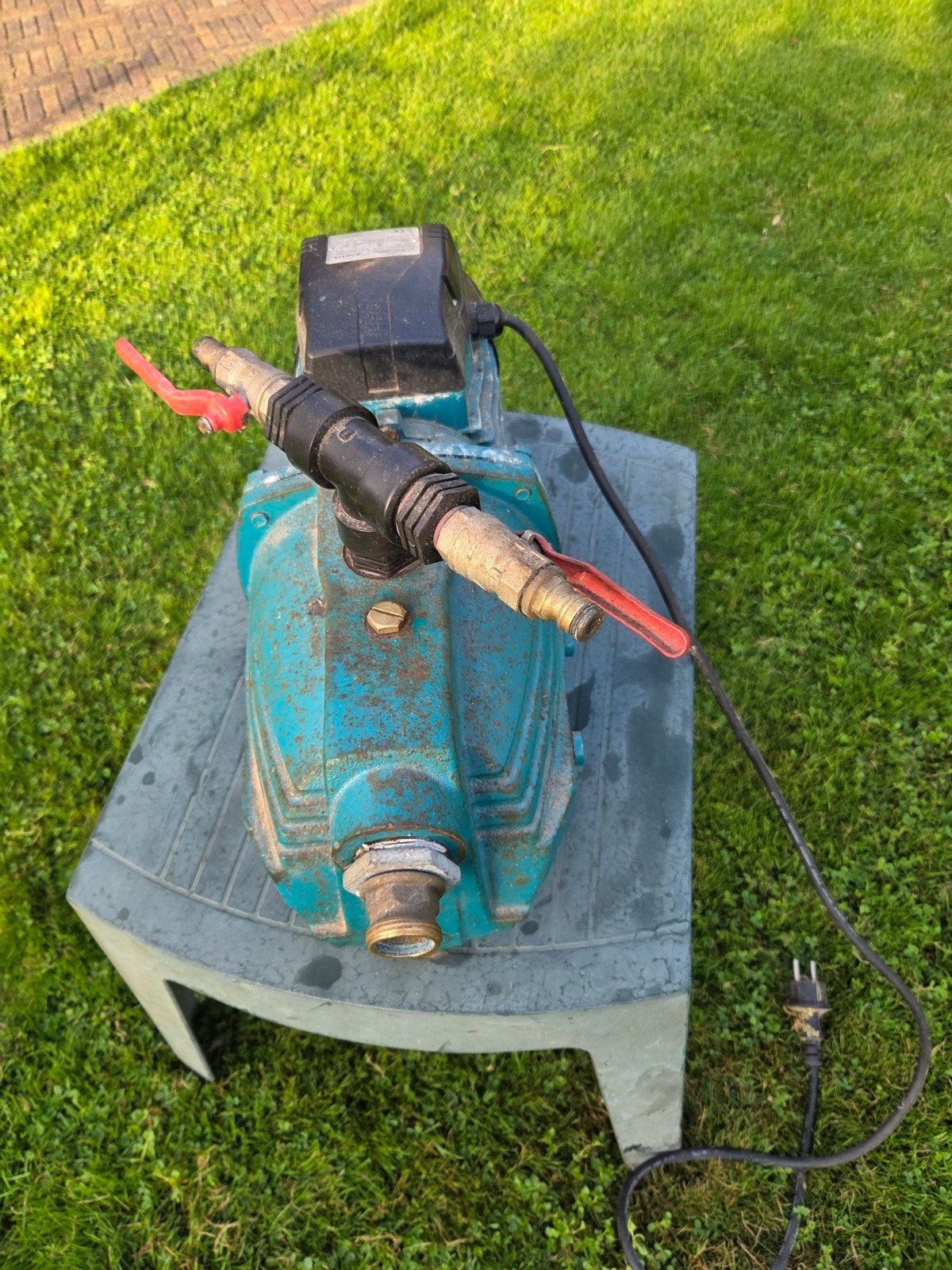 LEO AJm110 Hydrofoorpomp - Gebruikt, Ophalen, Gebruikt, Elektrisch, Hydrofoorpomp