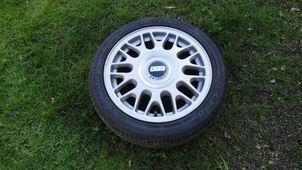 Volkswagen Golf 1,2,3 alu BBS velgen met zomerbanden 15 inch, Auto-onderdelen, Banden en Velgen, Ophalen, Gebruikt, 15 inch, Banden en Velgen