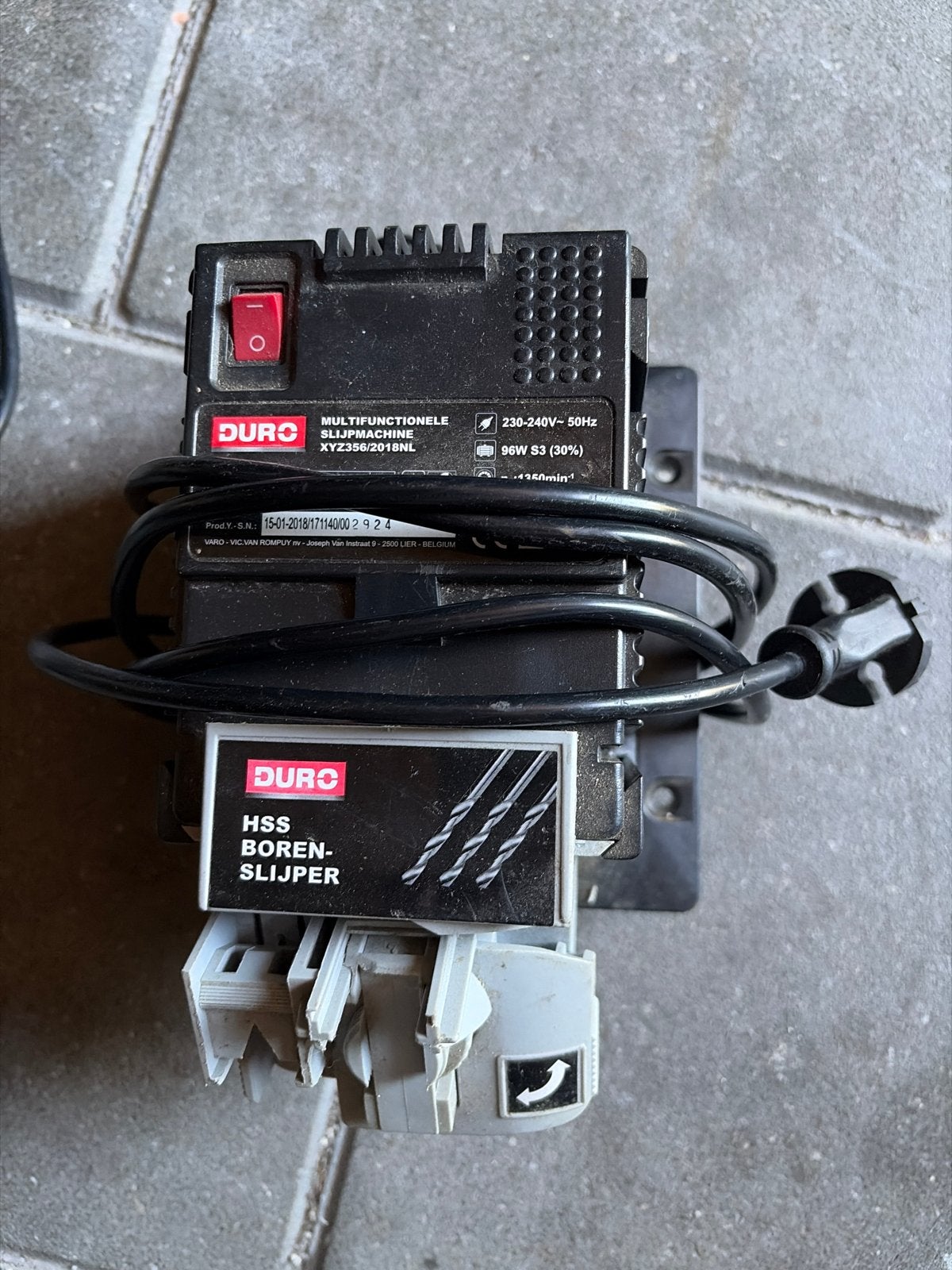 Duro HSS Boren slijper - Multifunctionele slijpmachine, Ophalen of Verzenden, Gebruikt, Minder dan 700 watt, Overige typen