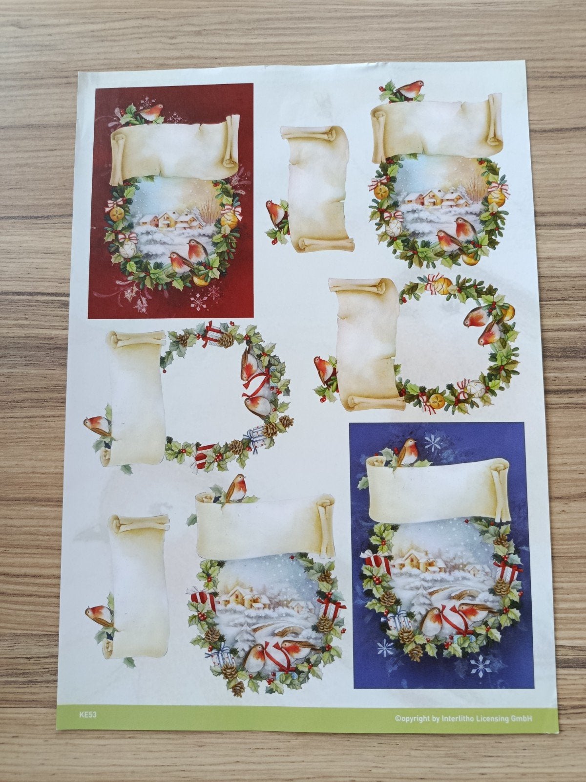 Kerst Knipvel,, Hobby en Vrije tijd, Kaarten | Zelf maken, Ophalen of Verzenden, Nieuw, Kerst, Knipvel