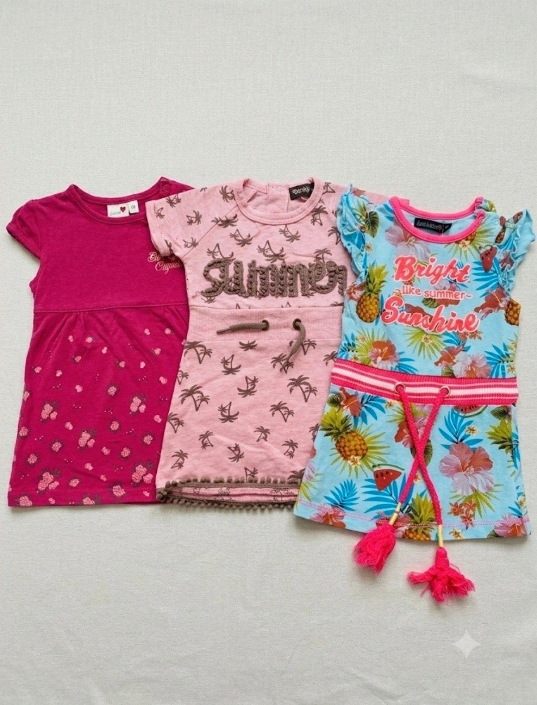 3 zomerjurkjes maat 62, Prenatal, Bakkaboe, Dirkje, Ophalen of Verzenden, Meisje