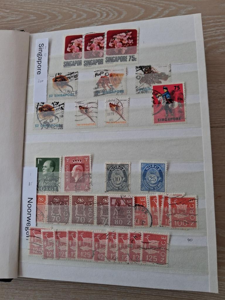 Postzegels Europa, VS, Azië, Afrika ca.1970-80 ca.800 st., Ophalen of Verzenden, Buitenland