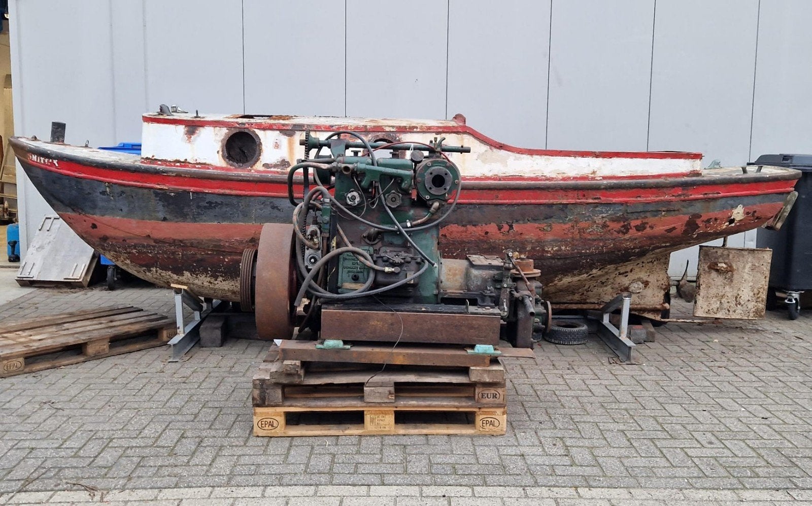 gezocht  een lister JP2M 21pk dieselmotor, Doe-het-zelf en Verbouw, Ophalen