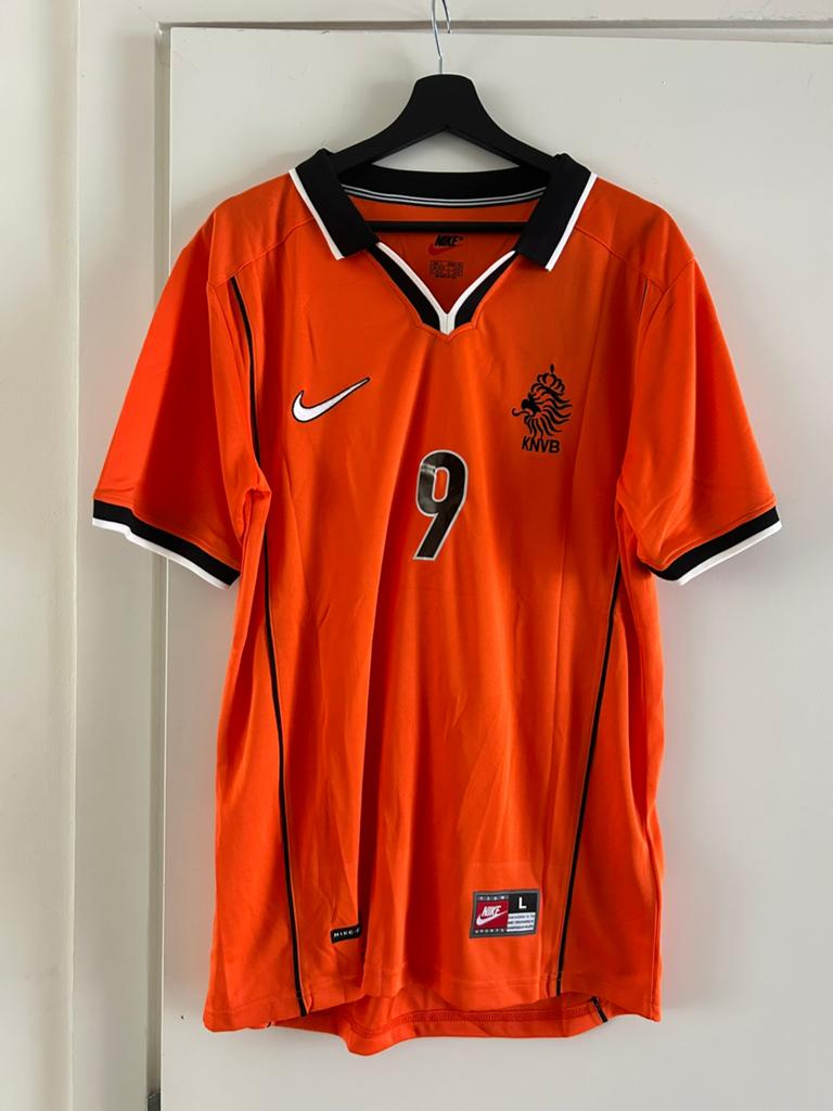 Kluivert Nederland 1998 Retro Shirt, Maat L, Ophalen of Verzenden, Nieuw