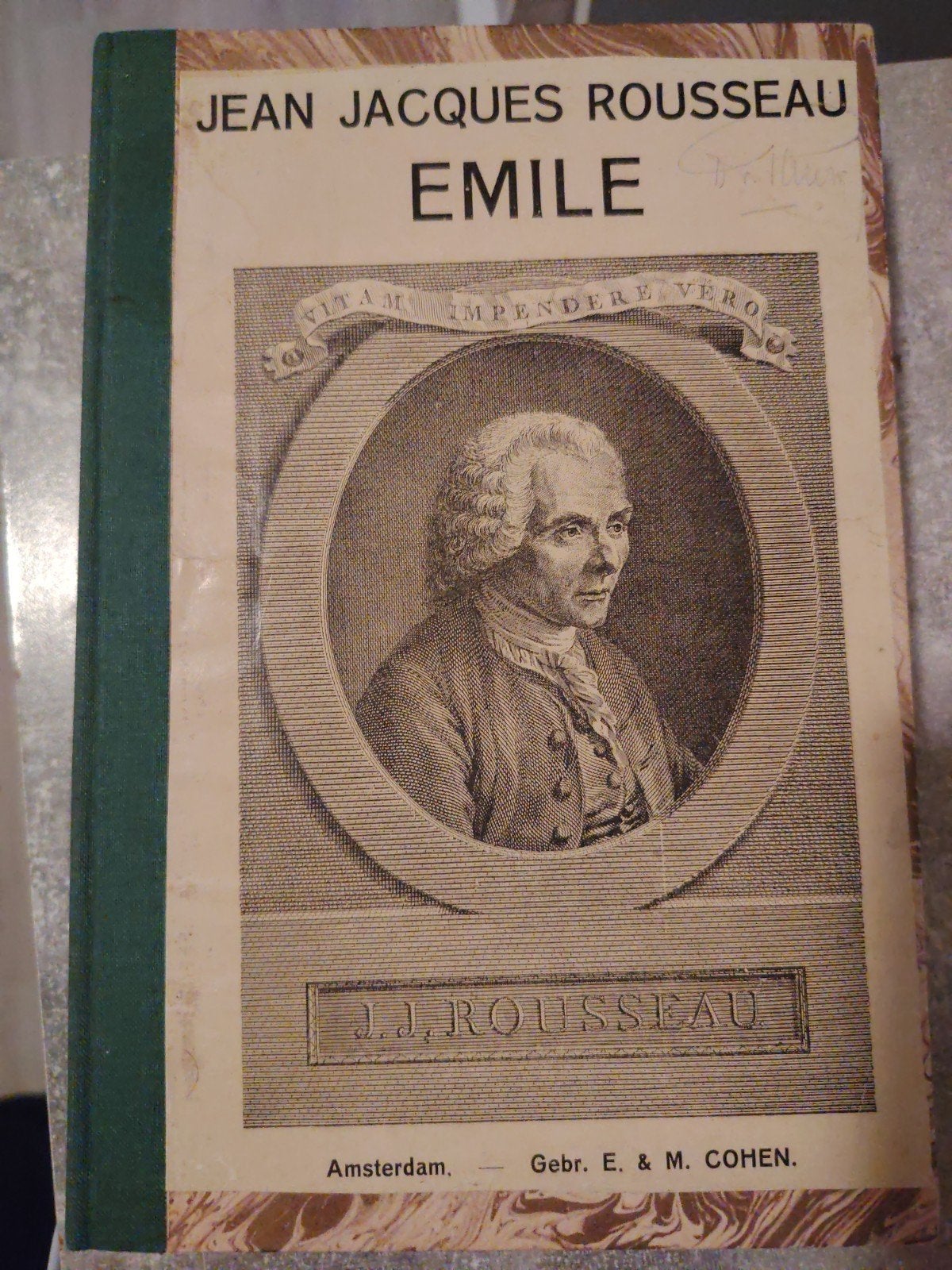 Jean Jacques Rousseau - Emile of Over de Opvoeding (1911), Ophalen of Verzenden, Gelezen, Jean Jacques Rousseau, Nederland