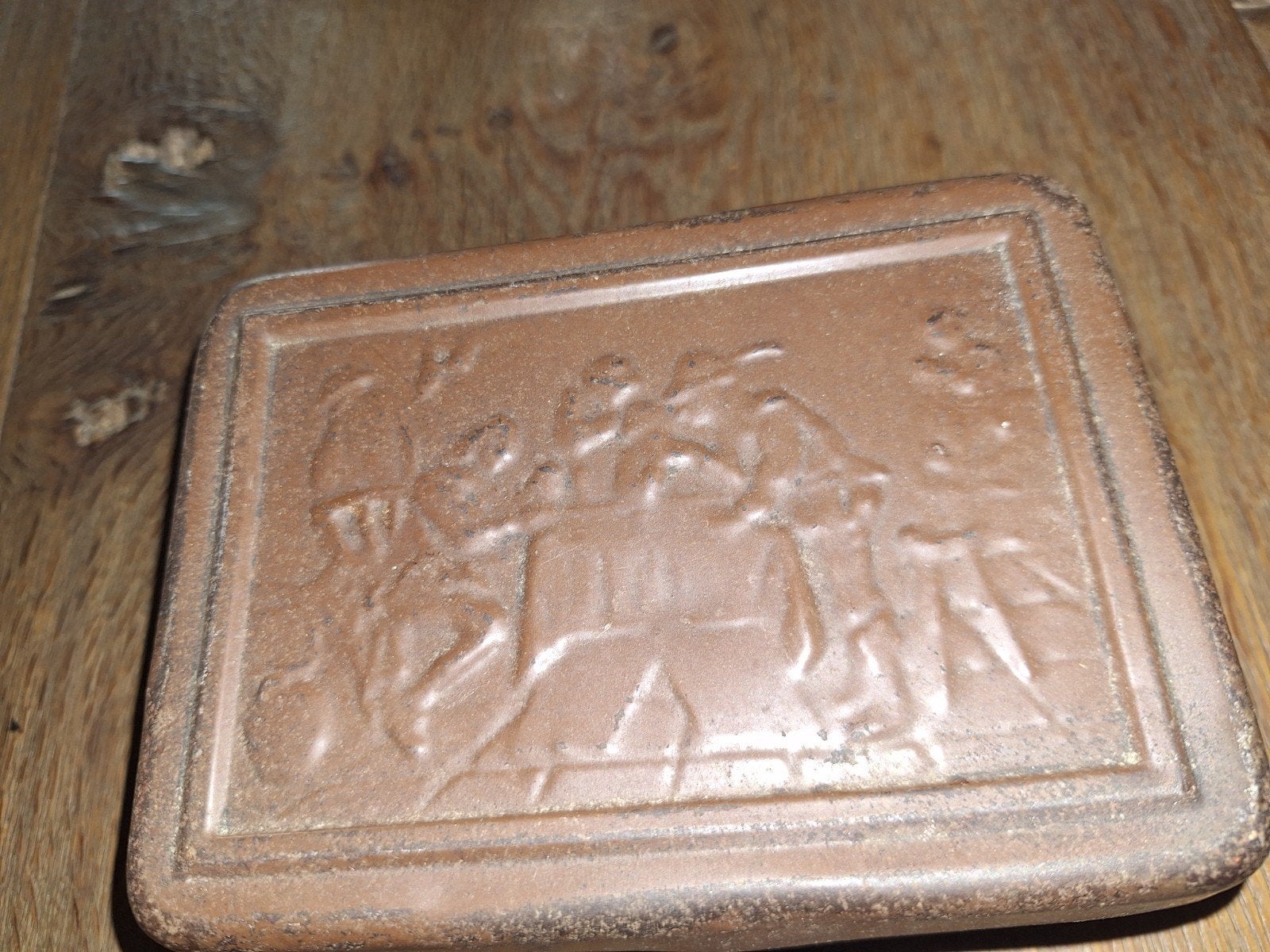 Vintage Van Melle's Toffees blik - Holland, Ophalen of Verzenden