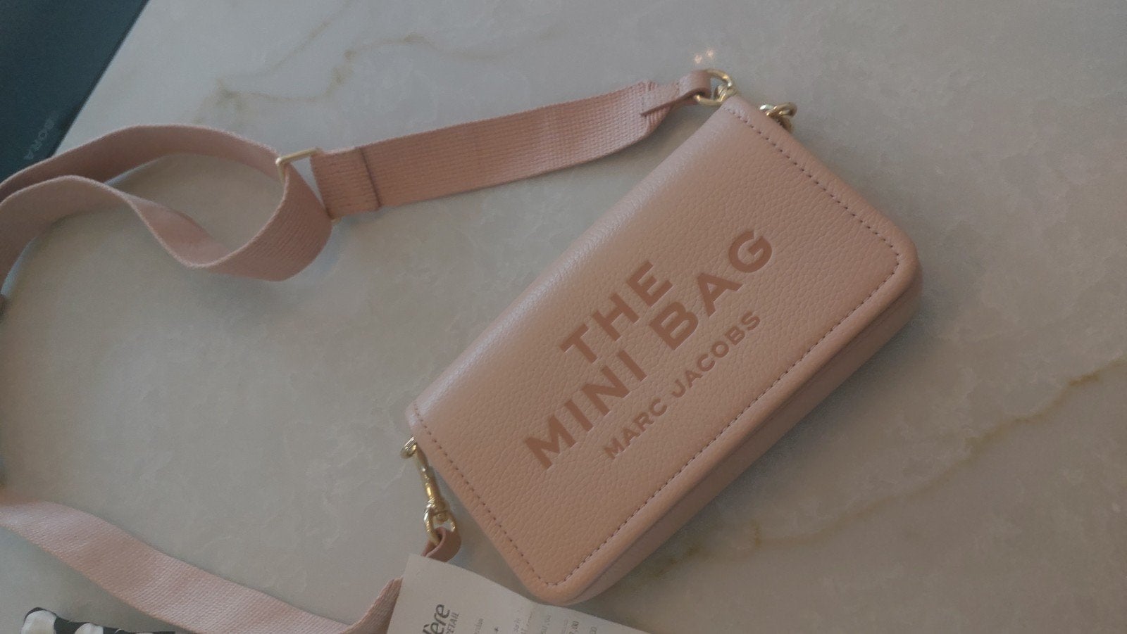 Nieuwe Marc Jacobs The Mini Bag - Inclusief Bon, Ophalen, Nieuw, Roze, Schoudertasje