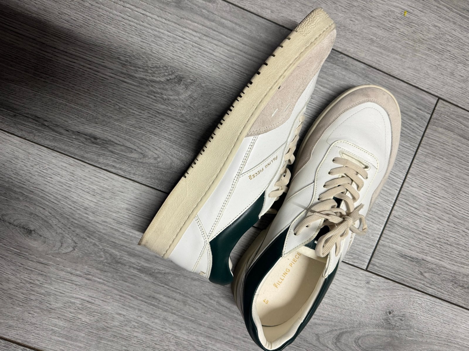 Filling Pieces sneakers maat 45 - 2 keer gedragen, Kleding | Heren, Schoenen, Ophalen of Verzenden, Zo goed als nieuw, Wit, Sneakers of Gympen