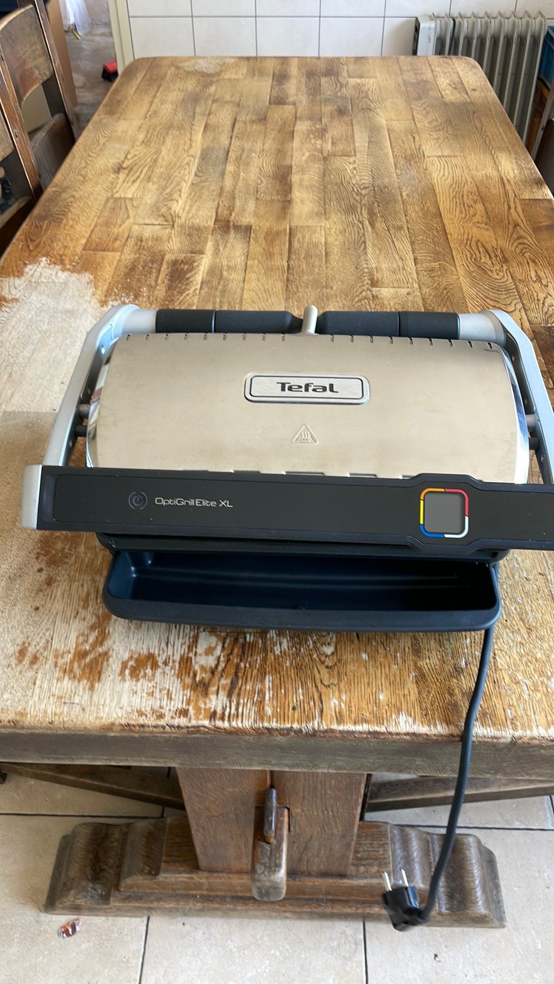 Te koop tefal optigrill elite xl, Witgoed en Apparatuur, Contactgrills, Ophalen, Zo goed als nieuw