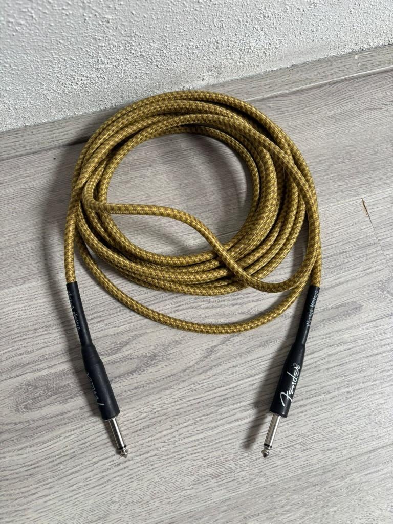 Fender Vintage Voltage Gitaarkabel - Hoogwaardige Kwaliteit, Muziek en Instrumenten, Kabels en Stekkers, Ophalen of Verzenden