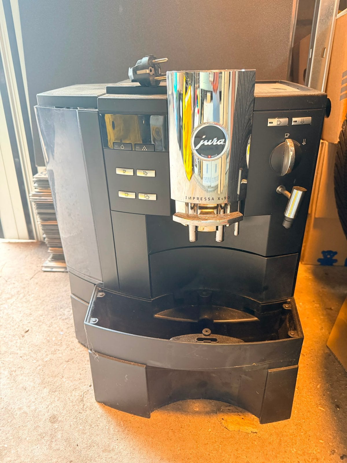 Jura Impressa Xs90, Ophalen, Zo goed als nieuw, Koffiemachine