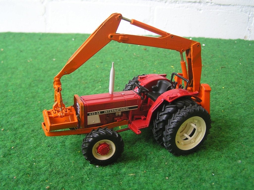 ih ihc international 633 met atlaskraan, Ophalen of Verzenden, Zo goed als nieuw, Tractor of Landbouw, Overige merken
