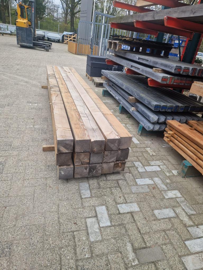 Douglas balken en palen  rest hout 50x150 150x150 geschaafd, Doe-het-zelf en Verbouw, Hout en Planken, Nieuw, Ophalen of Verzenden