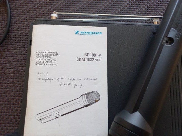 sennheiser microfoon draadloos, Ophalen of Verzenden