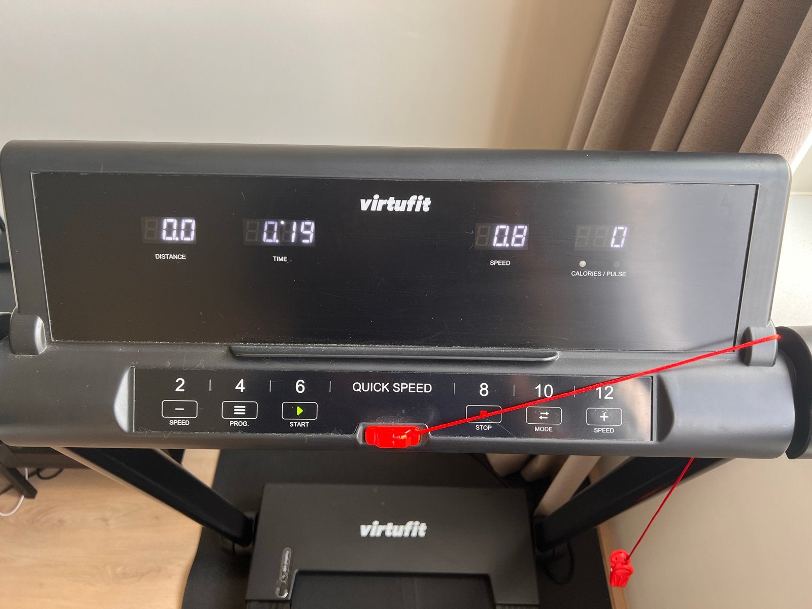 VirtuFit Run Fit Foldable Loopband &Vloermat., Sport en Fitness, Fitnessapparatuur, Ophalen, Zo goed als nieuw, Metaal, Loopband
