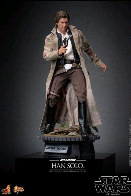 Hot toys han solo, Verzamelen, Star Wars, Ophalen of Verzenden, Zo goed als nieuw, Actiefiguurtje