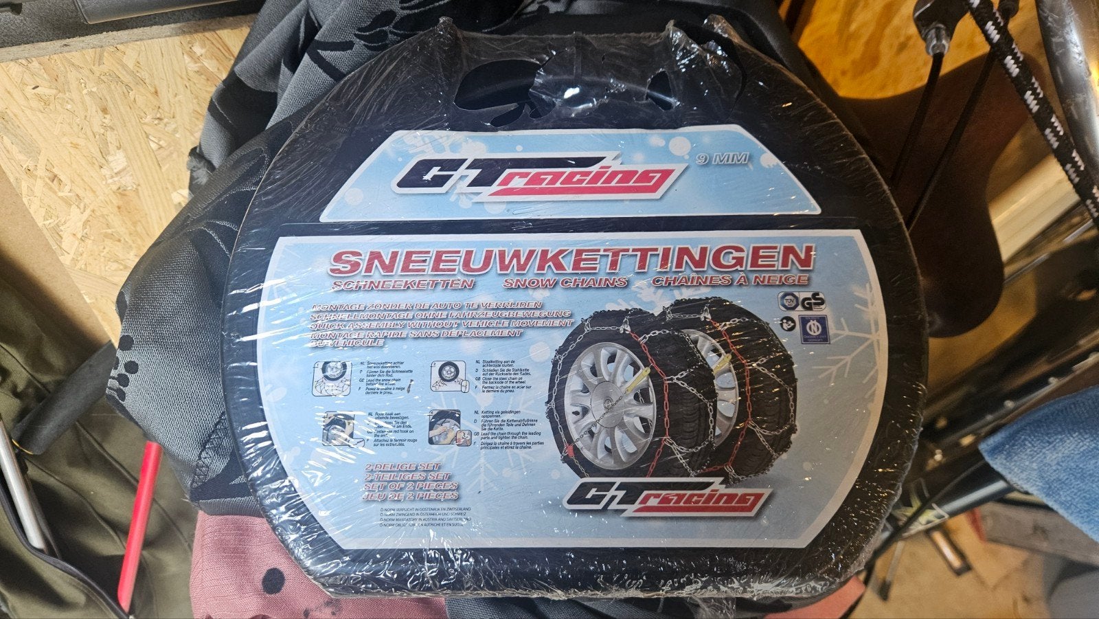 GT Racing Sneeuwkettingen - Maat 90 nieuw in doos, Ophalen of Verzenden, Nieuw