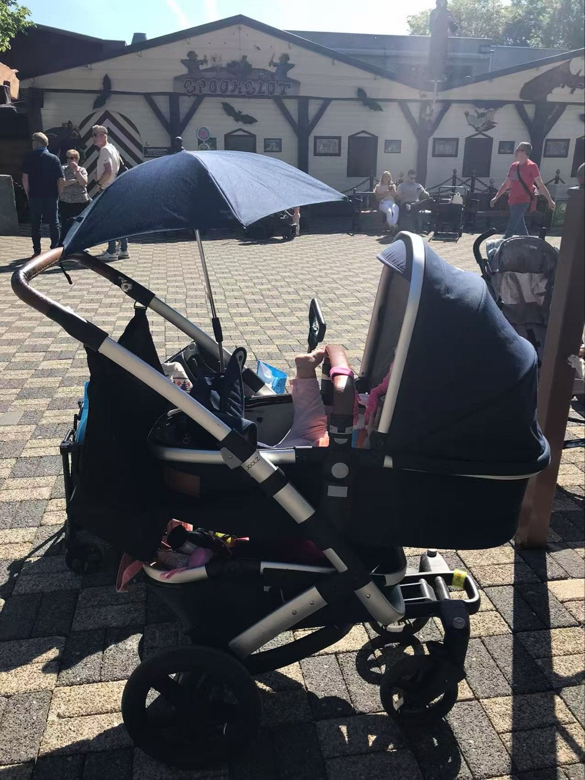 Joolz Geo2 kinderwagen met reiswieg en parasol, Gebruikt, Ophalen of Verzenden, Met reiswieg, Kinderwagen