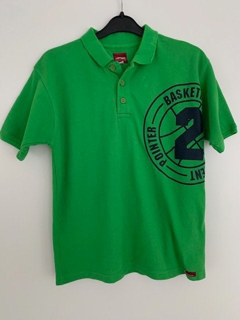 POINTER poloshirt-groen-maat152, Jongen of Meisje, Ophalen of Verzenden, Zo goed als nieuw, Pointer